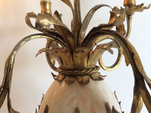 Paire de Candélabres montés en lampes, XXème vers 1950, dans le goût de Jansen