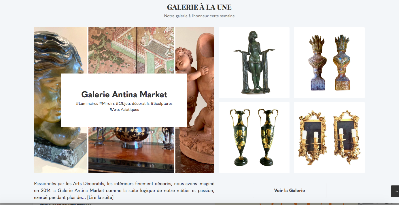 GALERIE À LA UNE